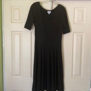 LuLaRoe Nicole black dress, size large